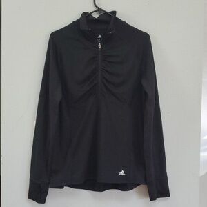 Adidas Climalite half zip pullover sweater